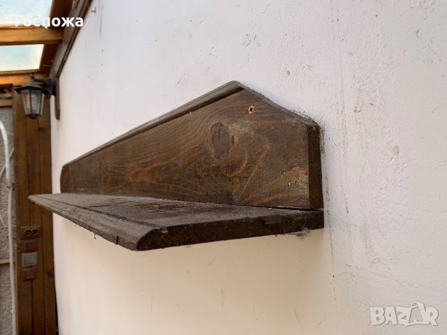 Дървена лавица, снимка 2 - Декорация за дома - 43675007