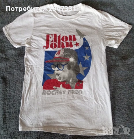 Тениска Elton John, Rocket man. Официален продукт, снимка 1