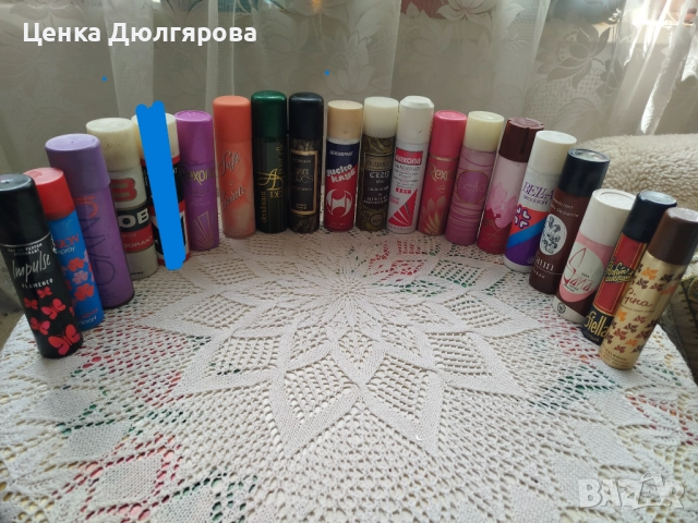 Стара колекция от празни флакони от дезодоранти, снимка 3 - Антикварни и старинни предмети - 50322991