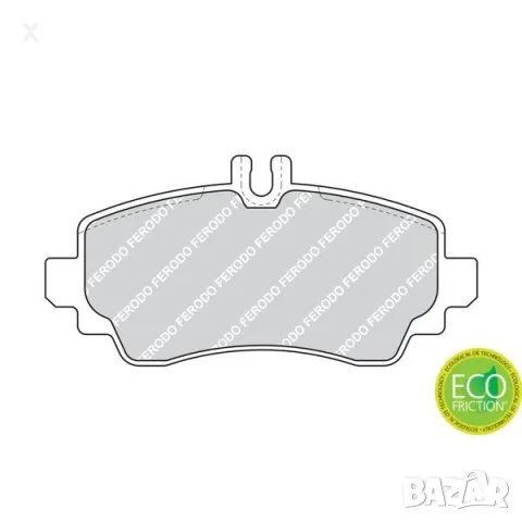 FERODO FSL1303 НАКЛАДКИ ПРЕДНИ MERCEDES-BENZ A-класа 1997-2004 OE 1684201420 OE A 1684200020 
