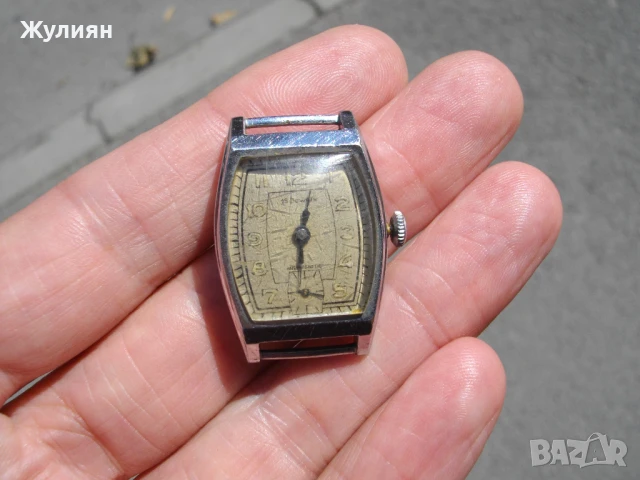 КОЛЕКЦИОНЕРСКИ ЧАСОВНИК АРТ ДЕКО FB 15 JEWELS ART DECO, снимка 4 - Антикварни и старинни предмети - 51429350