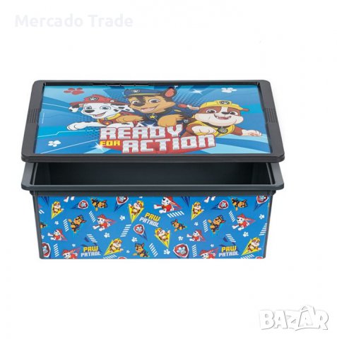 Кутия за играчки Mercado Trade, За момчета, Paw Patrol, Син, 25л., снимка 2 - Мебели за детската стая - 38058086