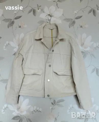 Ръчно рисувано дънково яке VILA, снимка 4 - Якета - 47652451