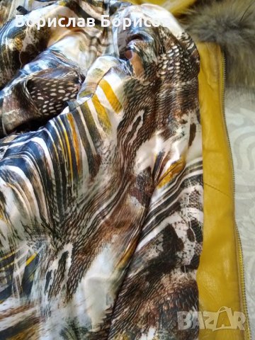  Яке естествена кожа с лисича качулка, снимка 9 - Якета - 27026362