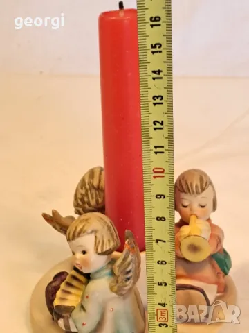 порцеланов свещник Hummel Goebel , снимка 6 - Декорация за дома - 49596003