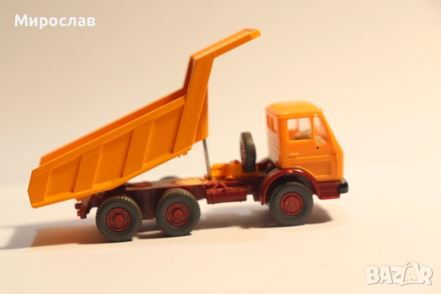WIKING H0 1/87 MERCEDES САМОСВАЛ КОЛИЧКА КАМИОН МОДЕЛ, снимка 5 - Колекции - 52039308