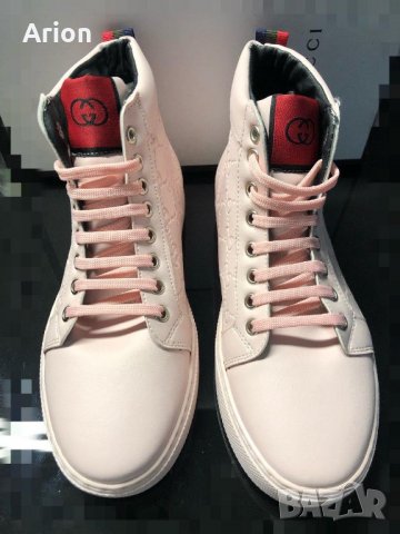 Дамски високи кецове Gucci, снимка 3 - Кецове - 34662444