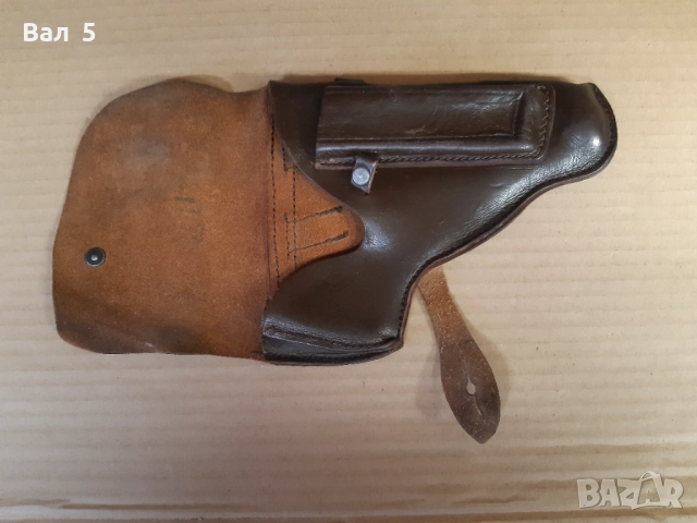 Кожен кобур за пистолет Макаров, снимка 4 - Антикварни и старинни предмети - 52495360
