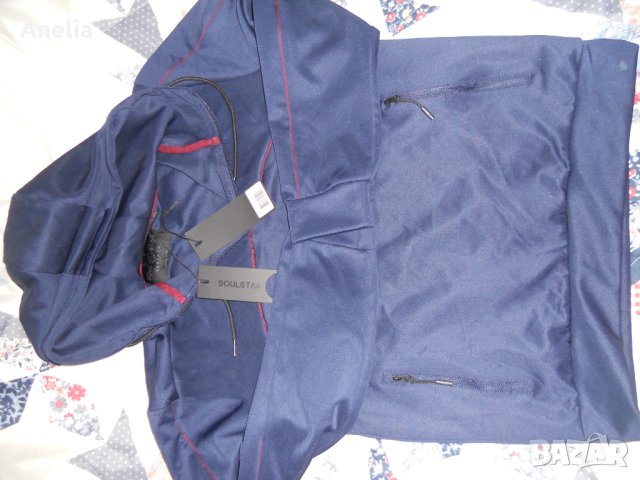 Мъжки Спортен Суитчър Нов Размер М с качулка и джобове размер М , снимка 5 - Спортни дрехи, екипи - 44045537