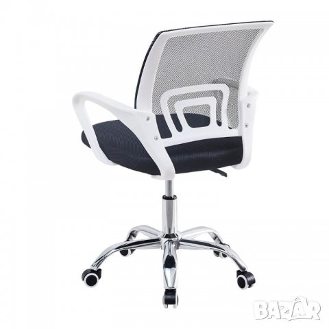 Ергономичен офис стол с мека седалка BZJM-FC-0071WH, снимка 4 - Столове - 39822202