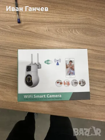 5 MP външна Нова въртяща се безжична WIFI IP FULLHD камера с Нощно виждане и видеонаблюдение, снимка 18 - IP камери - 27878416