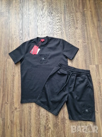 Мъжка екип къси панталони и тениска HUGO BOSS  Размери М, L , XL , 2XL , снимка 1