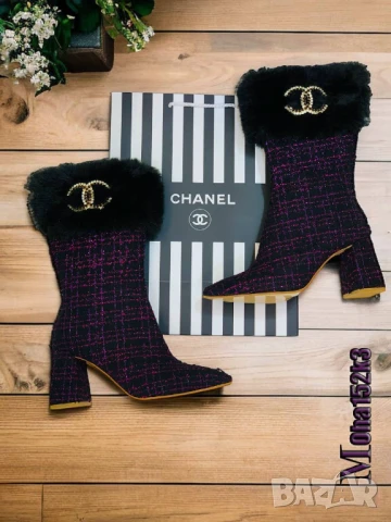 дамски боти chanel, снимка 2 - Дамски боти - 51419762