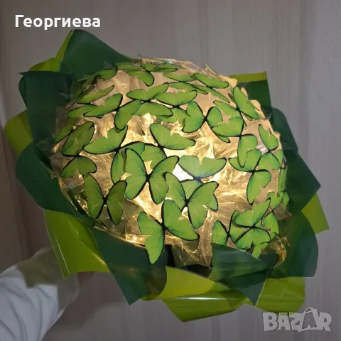 💥🎀ЗАПОВЯДАЙТЕ‼️Луксозни светещи букети✨️ 🦋DESS🦋✨️, снимка 3 - Изкуствени цветя - 48752422