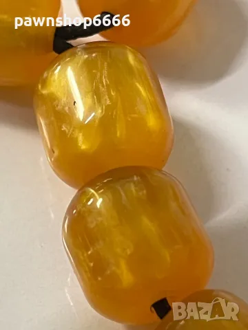  Броеница КОМБОЛОЙ от чист КАТАЛИН – 42 грама  , снимка 13 - Други ценни предмети - 49617956