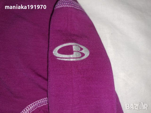 Icebreaker 200 Oasis LS Half Zip Base Layer merino (M) дамска блуза мерино, снимка 5 - Блузи с дълъг ръкав и пуловери - 43334863