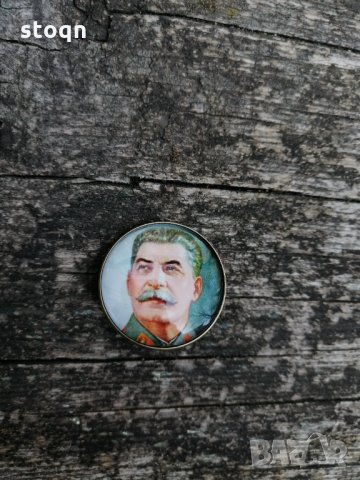Значка Сталин , снимка 3 - Колекции - 32515588