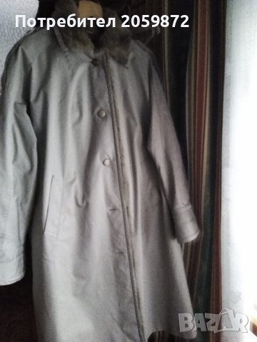 Сива много топла дреха, снимка 4 - Палта, манта - 43718382