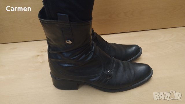 Дамски боти от естествена кожа, снимка 3 - Дамски боти - 32973376