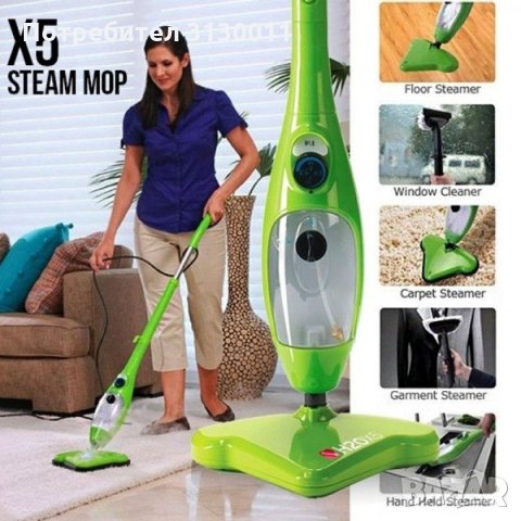 Хит Steam mop X12/Х10/X5 модел 2022 ПРОМО НОВИ Парочистачки +12м Гаранция 1500W, снимка 5 - Парочистачки и Водоструйки - 34915913