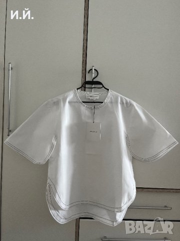 Victoria Beckham бяла тениска/блуза, снимка 2 - Тениски - 44127538