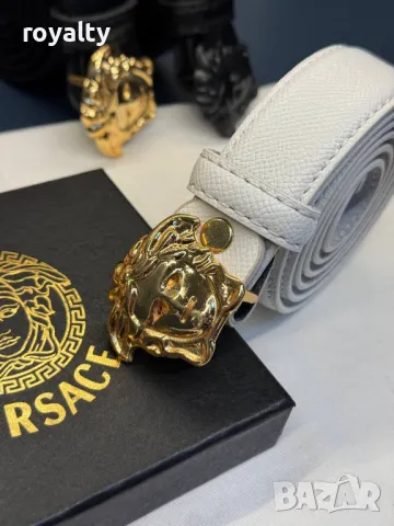 Versace естествена кожа колани , снимка 3 - Колани - 49549765