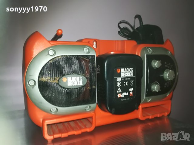 black & decker radio+battery+charger 2805212048, снимка 3 - Други инструменти - 33031672