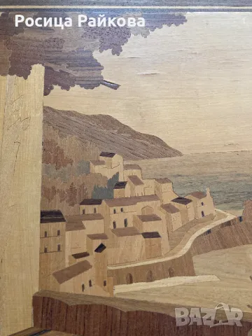 Дървена картина, снимка 5 - Антикварни и старинни предмети - 50272077