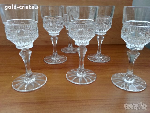 кристални чаши, снимка 5 - Антикварни и старинни предмети - 32439257