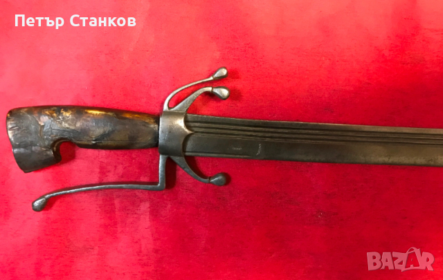 Огромна нимча,сабя,ятаган, снимка 5 - Антикварни и старинни предмети - 53258457