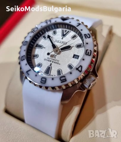 Seiko SKX Black&White Mod, снимка 1 - Мъжки - 42960650