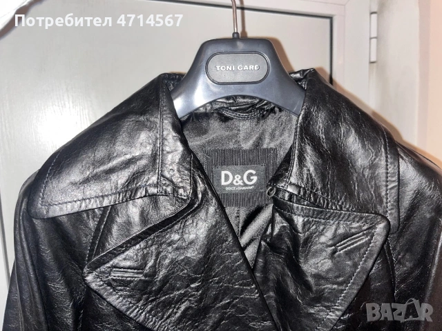Кожено палто на Dolce & Gabanna, снимка 2 - Палта, манта - 53262422