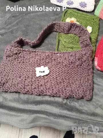 Ръчно изработени плетени чанти , снимка 2 - Чанти - 49098452