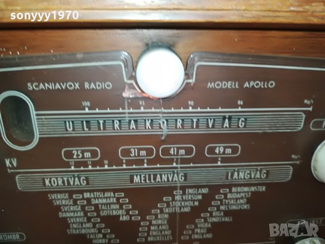 *scaniavox radio-modell apollo sweden 1007211554, снимка 8 - Ресийвъри, усилватели, смесителни пултове - 33481074
