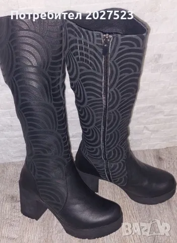 Ботуши естествена кожа 38 номер, снимка 5 - Дамски ботуши - 47992227