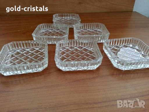 Ретро кристални чинийки, снимка 3 - Антикварни и старинни предмети - 28838510