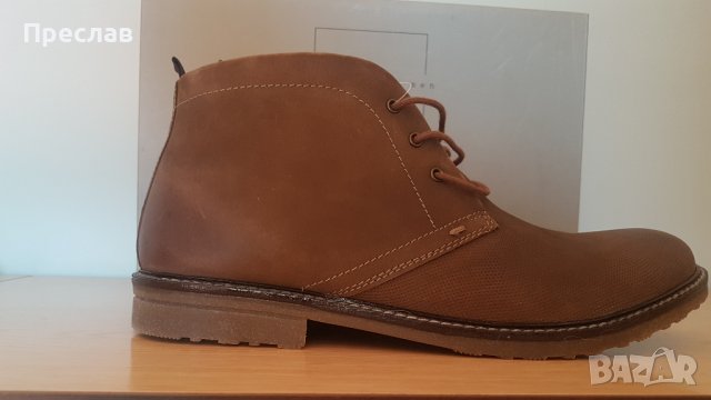 Мъжки боти от набук кафяв цвят, снимка 6 - Мъжки боти - 44062345