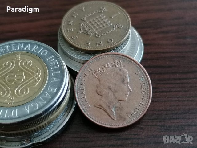 Монета - Великобритания - 1 пени | 1994г., снимка 2 - Нумизматика и бонистика - 35451195