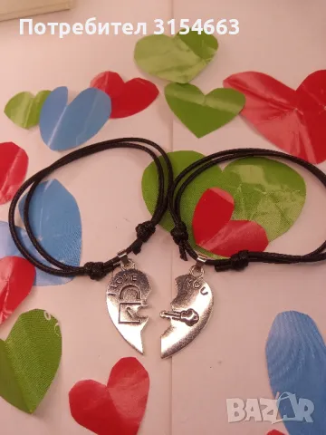 Романтичен комплект гривни , снимка 3 - Гривни - 49143436