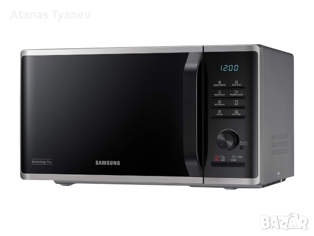 Микровълнова печка фурна Samsung MG2AK3515AS/EG с 27 програми 23L 800W, снимка 2 - Микровълнови - 44895238