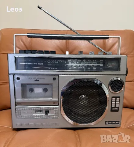💥 Ретро радиокасетофон HITACHI TRK- 5330E - 1979 г. - обслужен, снимка 1