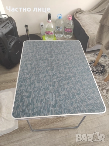 Нови сгъваеми шезлонг, маса и 4 бр. стола, снимка 3 - Градински мебели, декорация  - 52605734