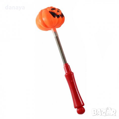 2130 Парти светеща пръчка с пружина Тиква, снимка 6 - Фигурки - 33029891