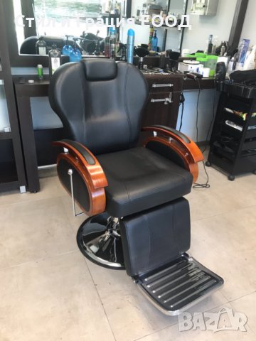 Бръснарски стол S19N, снимка 9 - Бръснарски столове - 24512348