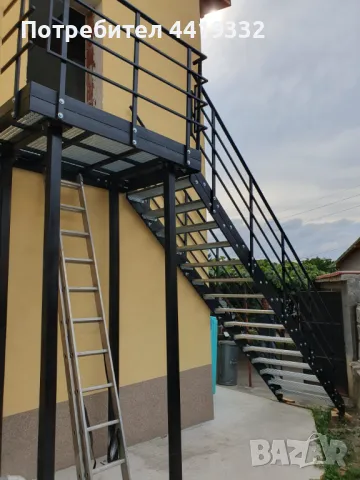 Метална стълба за втори етаж на къща, снимка 7 - Ремонти на къщи - 49558386