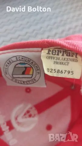Оригинална шапка Ferrari и Михиел Шумахер, снимка 4 - Шапки - 47664341