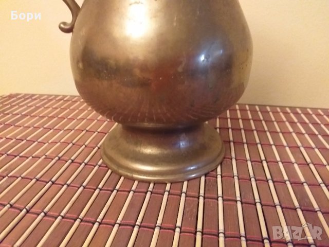 Месингова кана Германия, снимка 4 - Антикварни и старинни предмети - 27473364