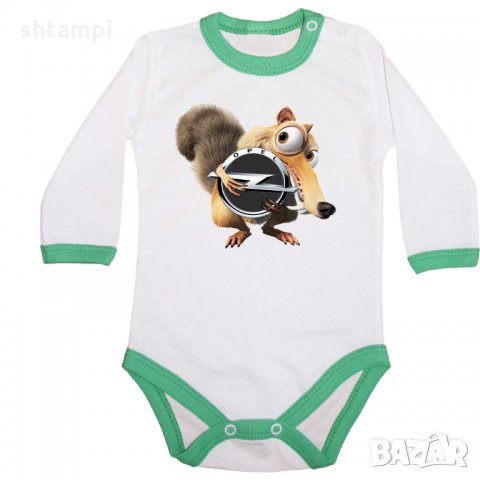 Бебешко боди OPEL Scrat Ice Age, снимка 5 - Бодита за бебе - 33248708
