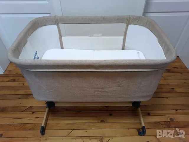 Kikka Boo Amaris + матрак, Next to me, снимка 2 - Бебешки легла и матраци - 49733335