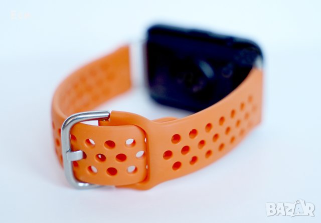 Оранжева силиконова каишка за часовник Huawei Fit, снимка 4 - Селфи стикове, аксесоари - 32874151
